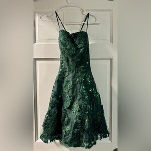 Windsor Deep Green Sequin Dress